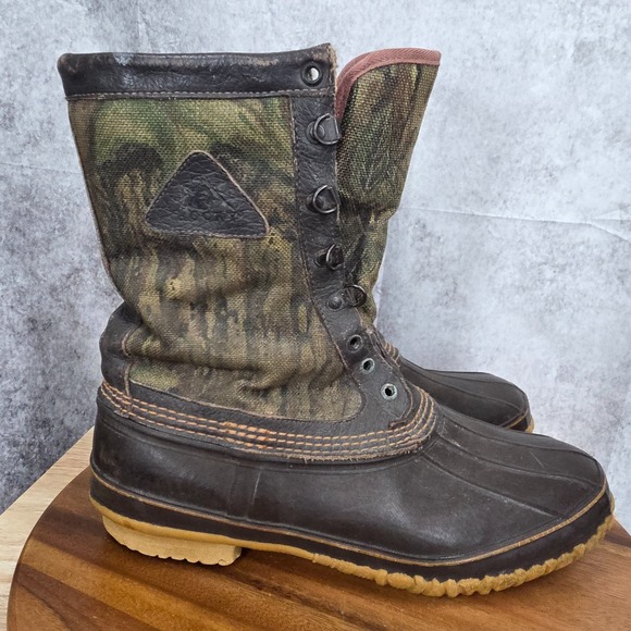 Rocky Boots‎ Mens 13 M Camo Water Proof Lace Up Outdoor Hunting Fishing
